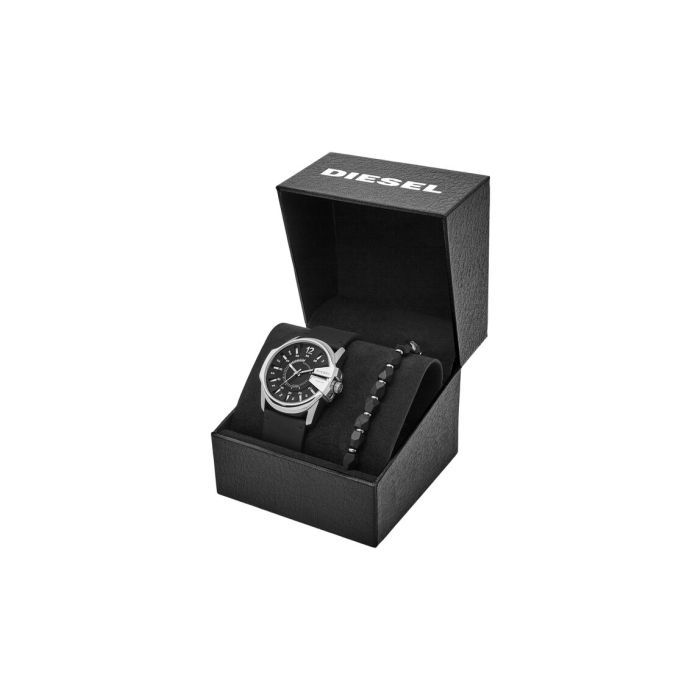 Diesel DZ1907 Men’s Watch 45mm Black Gift Set by Abu Shakra