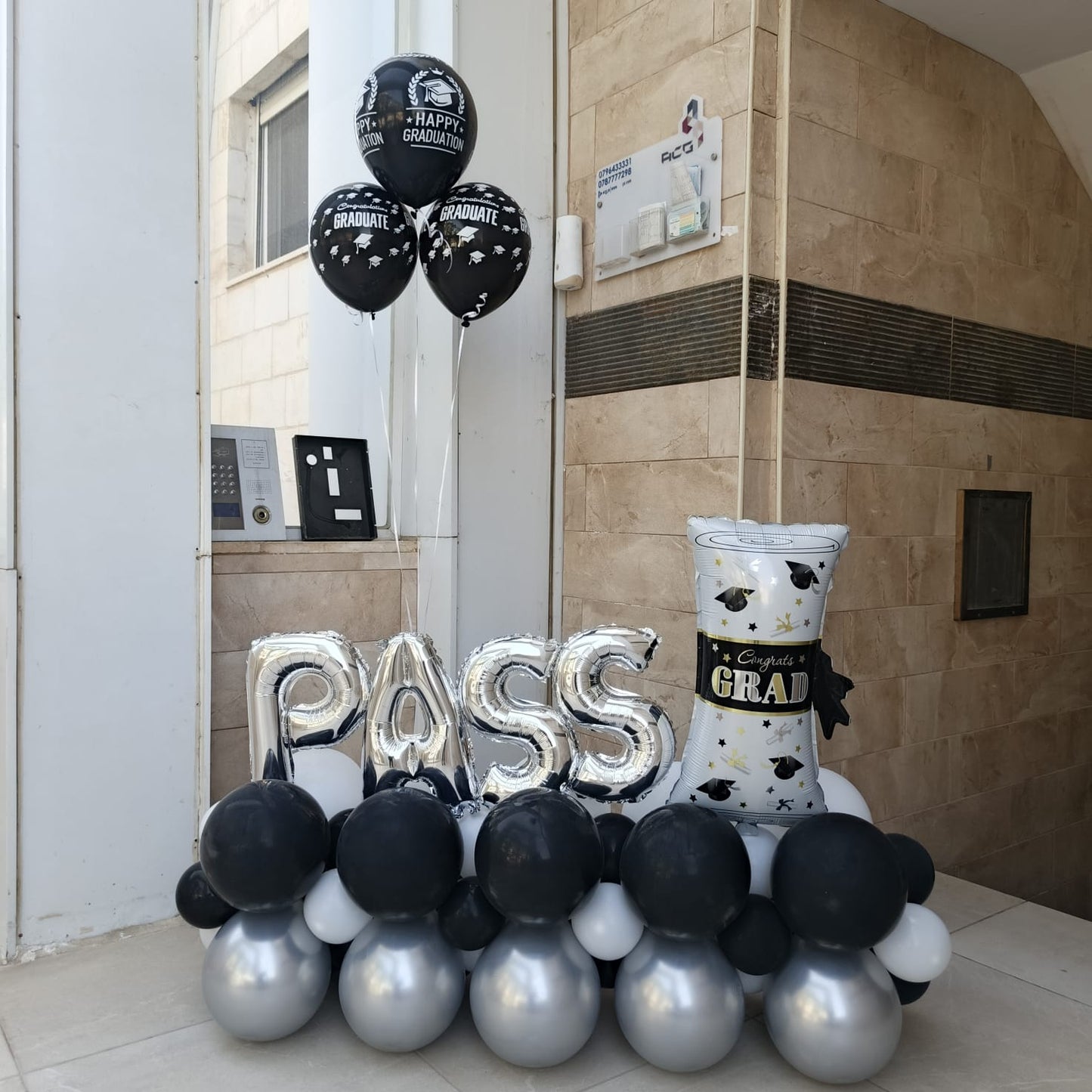 Graduation balloons