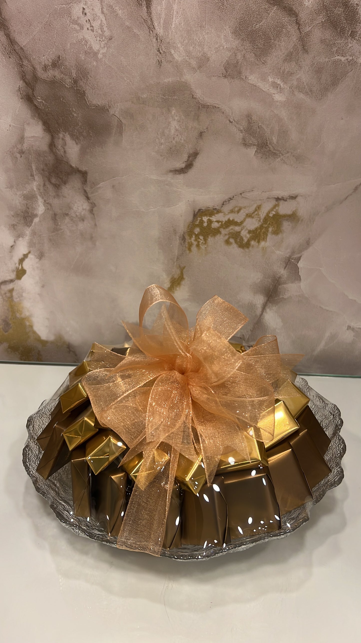 Chocolate Glass Plate