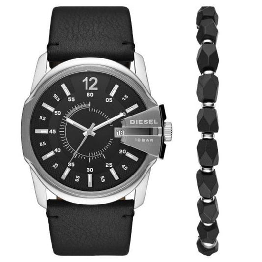 Diesel DZ1907 Men’s Watch 45mm Black Gift Set by Abu Shakra