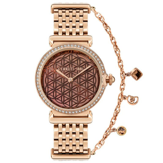 Cerruti 1881 CIWLG2114701 Women’s Watch Rose Gold by Abu Shakra