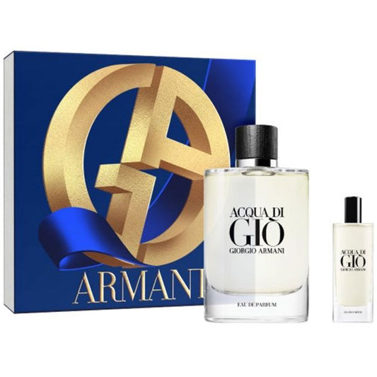 Acqua Di Gio EDP 125Ml + EDP 15Ml Gift Set For Men by Abu Shakra