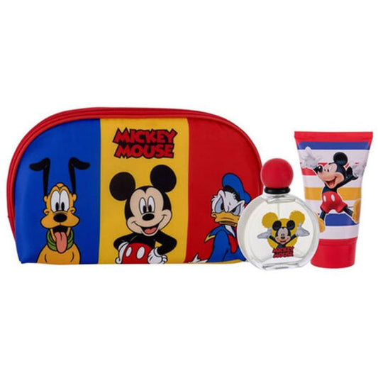 Air-Val Disney Mickey Mouse Friends EDT 50Ml + Shower Gel 100Ml + Bag Gift Set For Kids By Abu Shakra