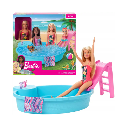 Barbie | Barbie Doll And Pool Playset*