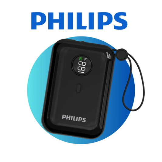 Philips 10000mah Mini Power Bank - Black