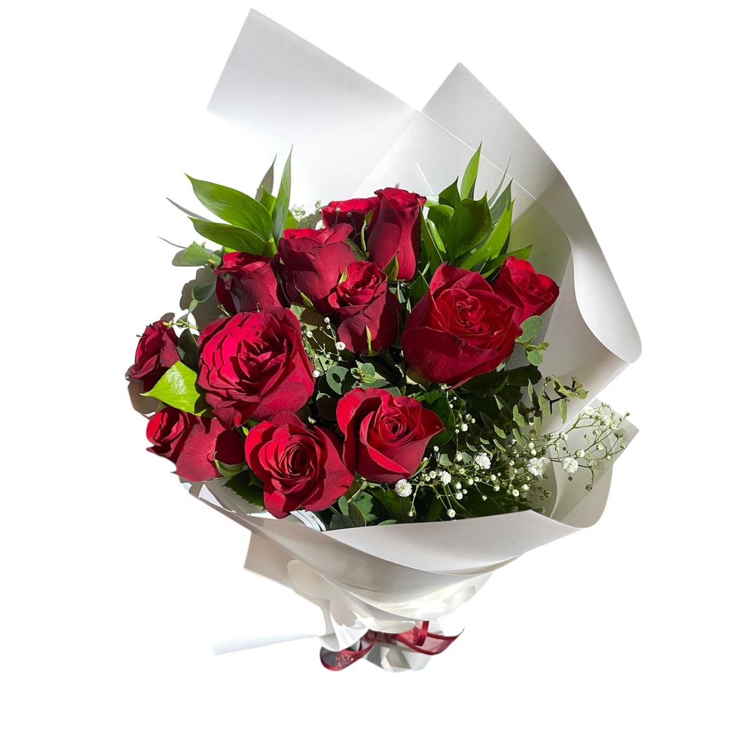 Red roses bouquet ..