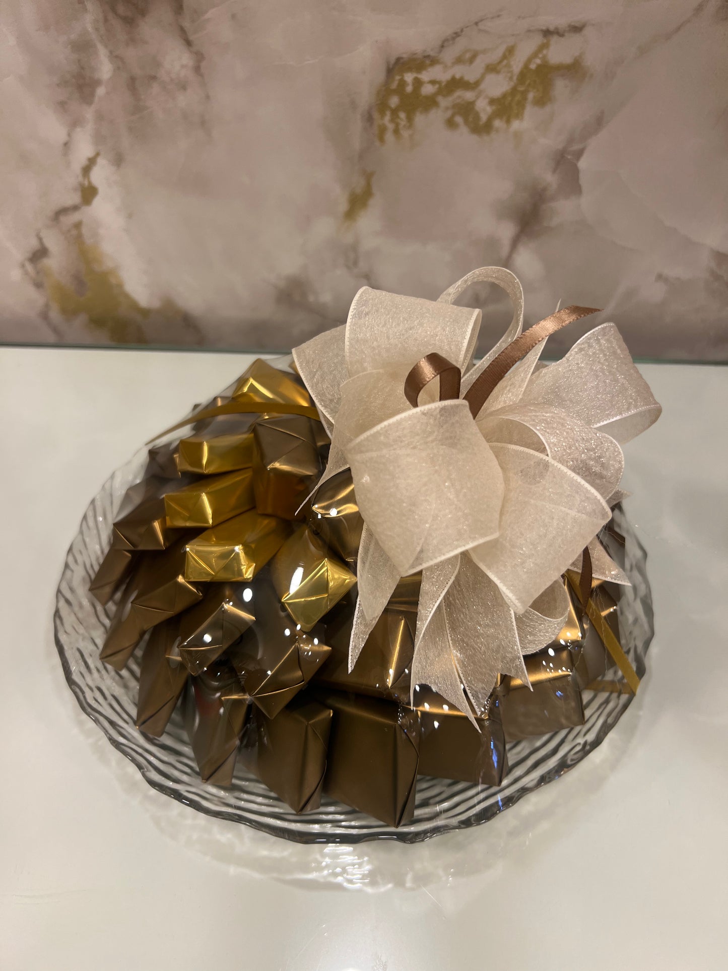 Chocolate Glass Plate