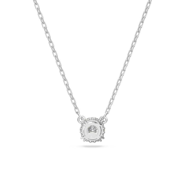 Swarovski constella Pendant, Round Cut, White, Rhodium Plated