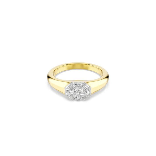 Dextera Ring, Mixed Cuts, White, Gold-Tone Plated 60 , Swarovski